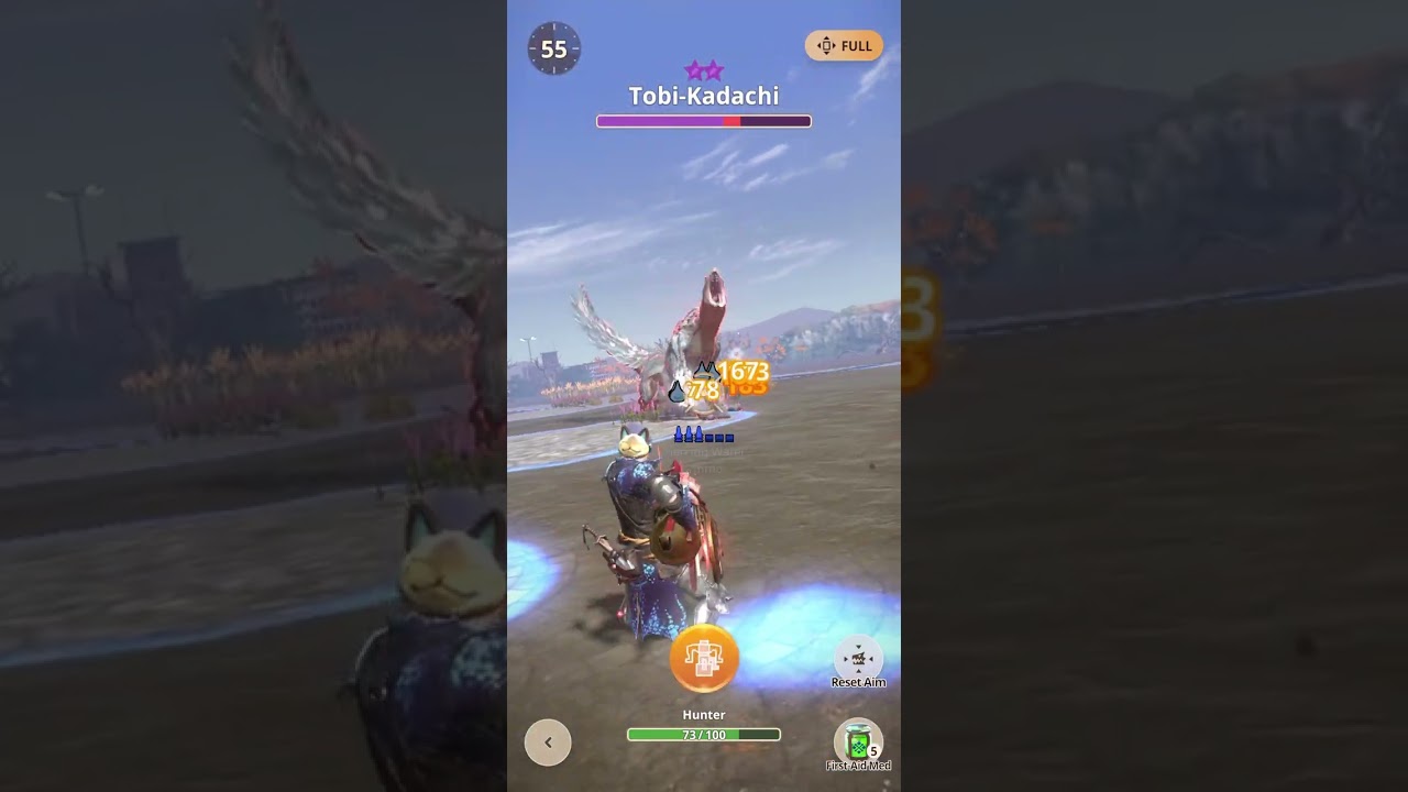 Monster Hunter Now - 5/1 Mizutsune Heavy Bowgun - 7* Tobi - Damage Test 