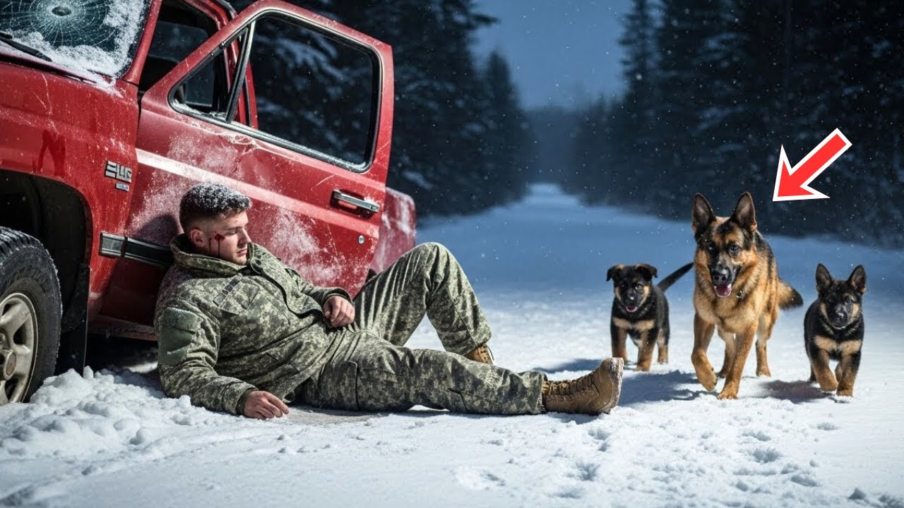 Three German Shepherds Approach a Dying Navy SEAL — Their Actions Melt Every Heart