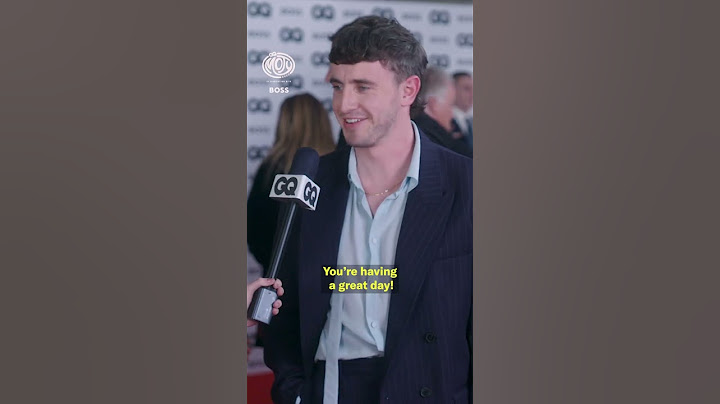 Amelia Dimoldenberg Confesses Her Love For Paul Mescal | GQ Men of the Year 2022