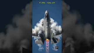 35 Lightning II Insane Takeoff – Power of a 5th Gen Fighter Jet ✈️🔥 #fighterjet