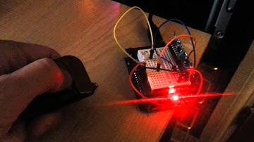 315 mhz receiver - transmitter(keyfob) kit connected to Arduino.