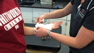 Whitworth Athletic Training - Wrist Hyperextension Taping screenshot 5