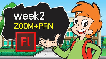 Adobe Flash CS6 [week2]: ZOOM+PAN