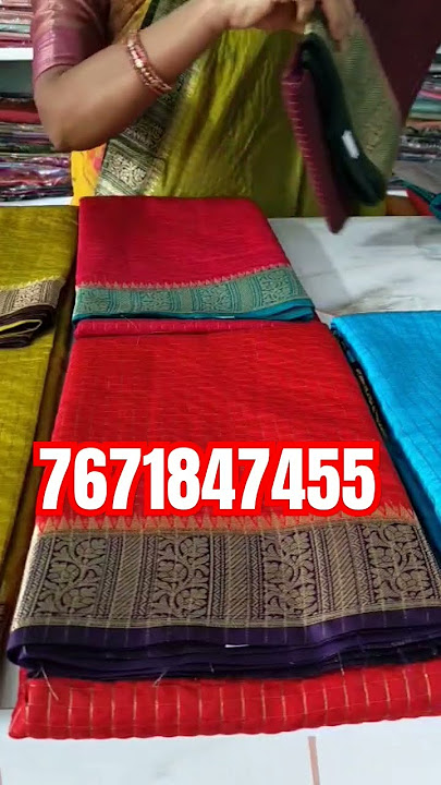 '🚨Can You Believe It? Walm Silk Sarees Just ₹1300! 🤯'