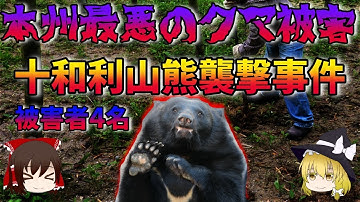 【ゆっくり解説】本州最悪のクマ被害「十和利山熊襲撃事件」について。全容は？