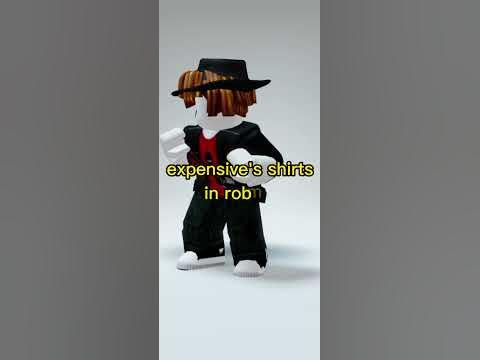 expensive's shirts in Roblox - YouTube
