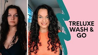 TréLuxe One Brand Wash Day  Curly Hair Routine