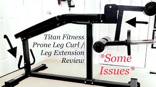Famous Titan Fitness Prone Leg Curl / Leg Extension Review Net Worth