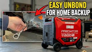 Predator 11500 Generator Unbond for Home Backup Use
