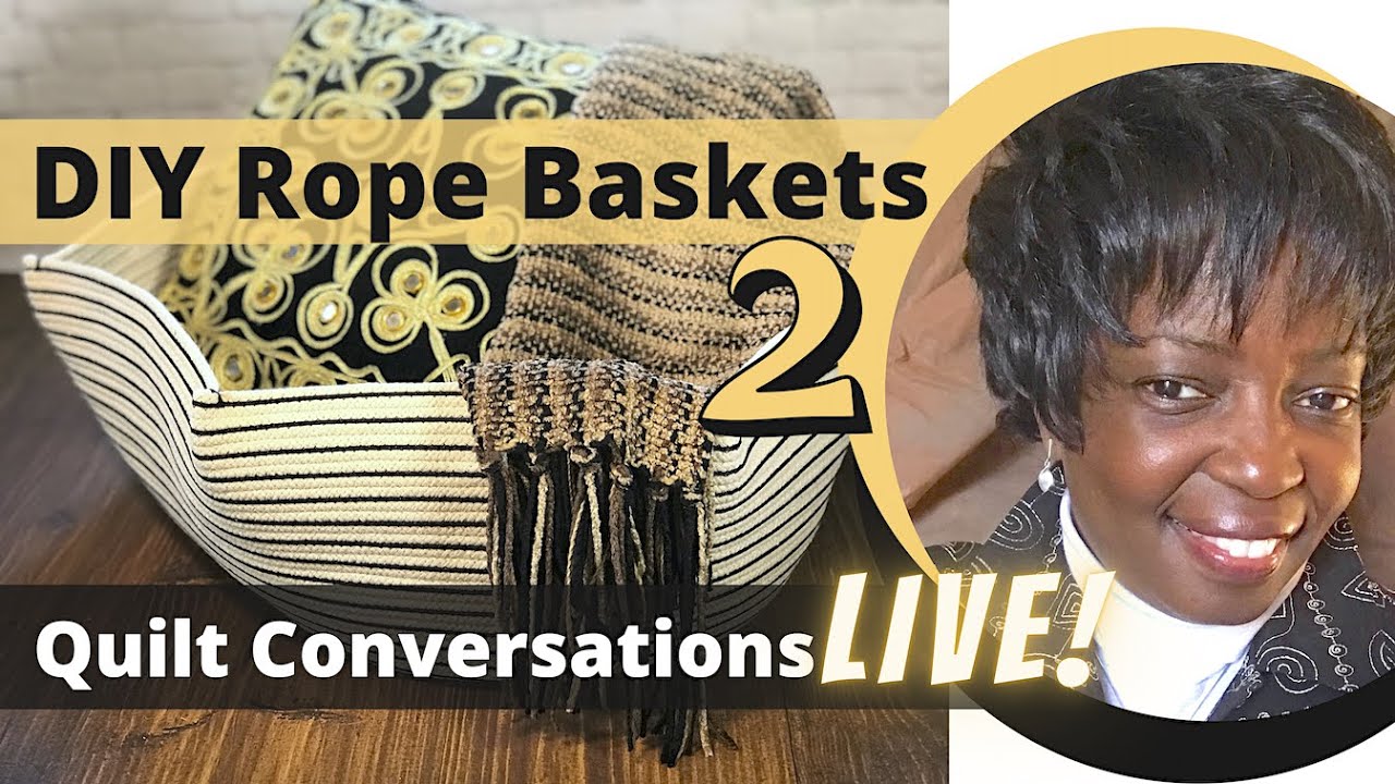 How to Make a Rope Baskets with Embellishment - YouTube