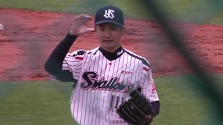 20150310東京ヤクルトスワローズ 中島彰吾投手全投球撮影（実戦初登板）