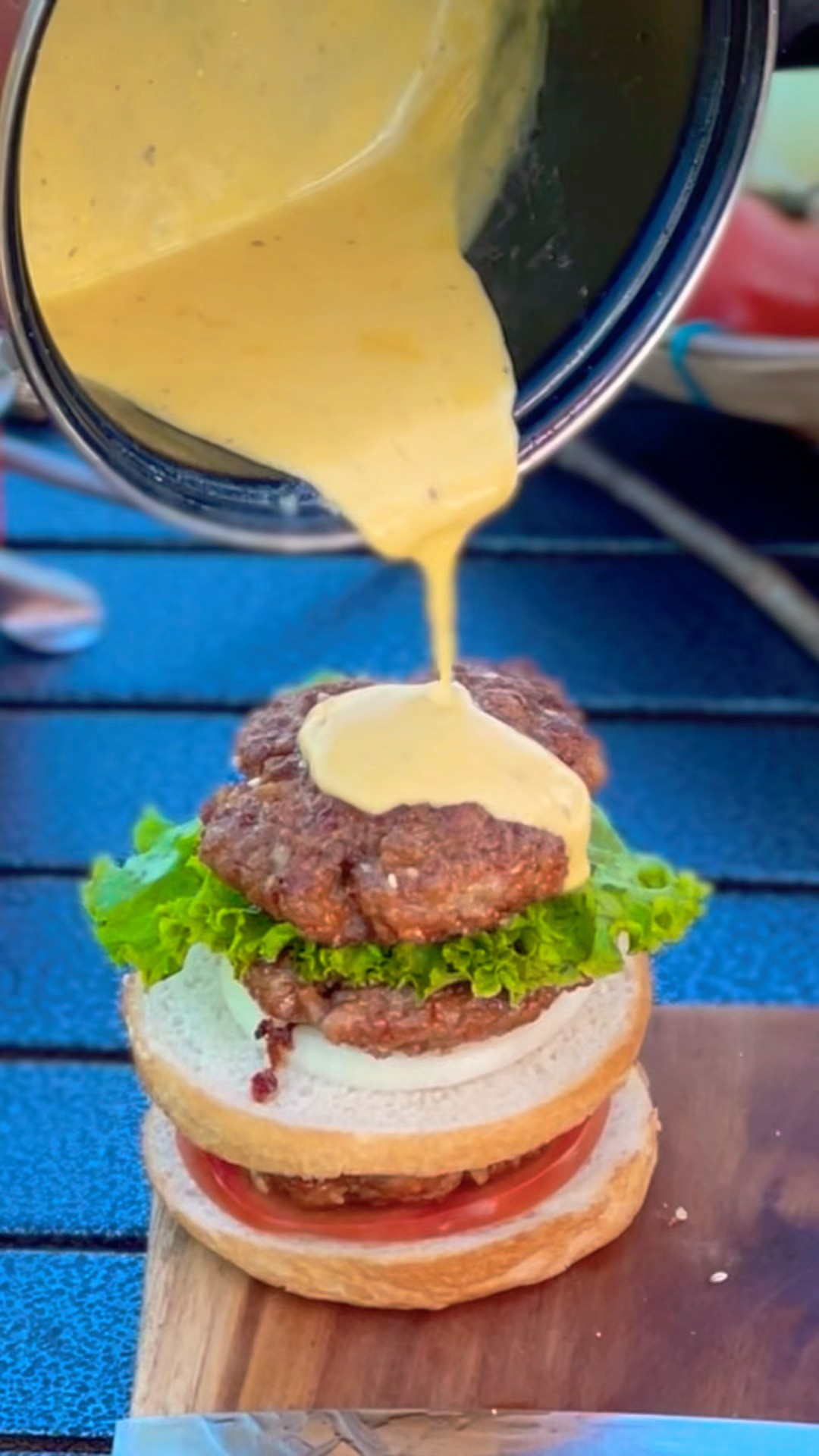 Double XXL Hamburger #cooking #double #xxl #shortfeed #recipe # ...