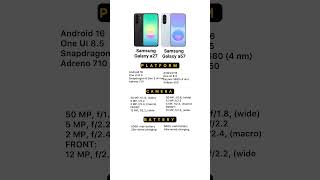 Samsung galaxy a27 vs Samsung galaxy a57