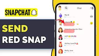 How to Send Red Snap on Snapchat (2026 Trick Explained)