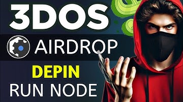 3DOS Network Airdrop - Join Early Phase Depin Mining - Earn Points For Future Rewards