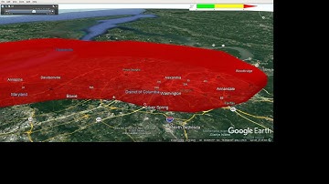 WRF-Chem ozone cloud over Washington DC: May 18-20, 2021