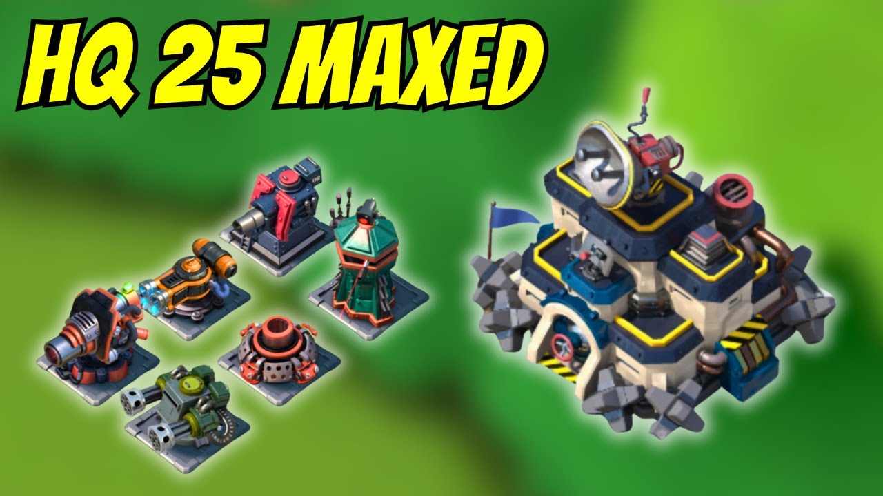 HQ 25 MAXED (Boom Beach)