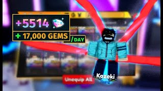 17K  GEMS PER DAY! Roblox Anime Adventures Guide!