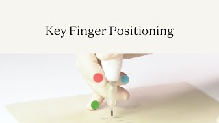 Key Machine Finger Positioning for Ombre Brows