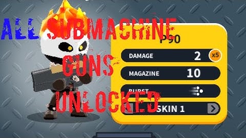 Johnny Trigger all SUBMACHINE GUNS unlocked