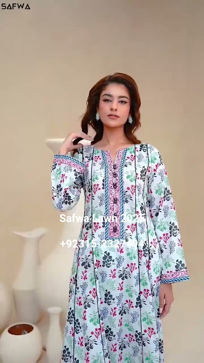 Safwa Brings You the Hottest Unstitched Lawn Collection of 2025! #short #viral #trending #shortviral
