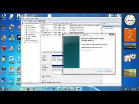 Video: Cara Mempartisi Hard Drive Di Windows 7