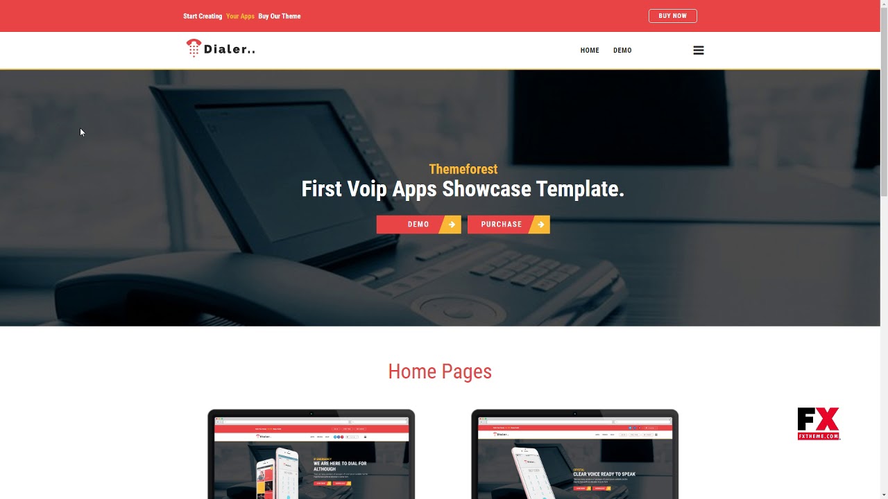 Dialer -VoIP Mobile Calling Apps HTML Templates        Vinny Camden