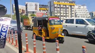 ASMR Auto ride during the rush hour through the streets of Chennai 