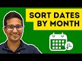 Easy Trick to Sort Dates by Month in Excel (Formulas)