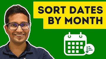 Easy Trick to Sort Dates by Month in Excel (Formulas)