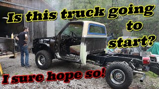 Will this truck even run?  1st Test after complete engine rebuild. @SteveSummers