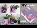 How to make grow bag at home (easy) | Membuat polybag dari banner bekas