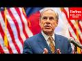 Texas Gov. Greg Abbott Holds A Press Briefing On Extreme Weather Conditions