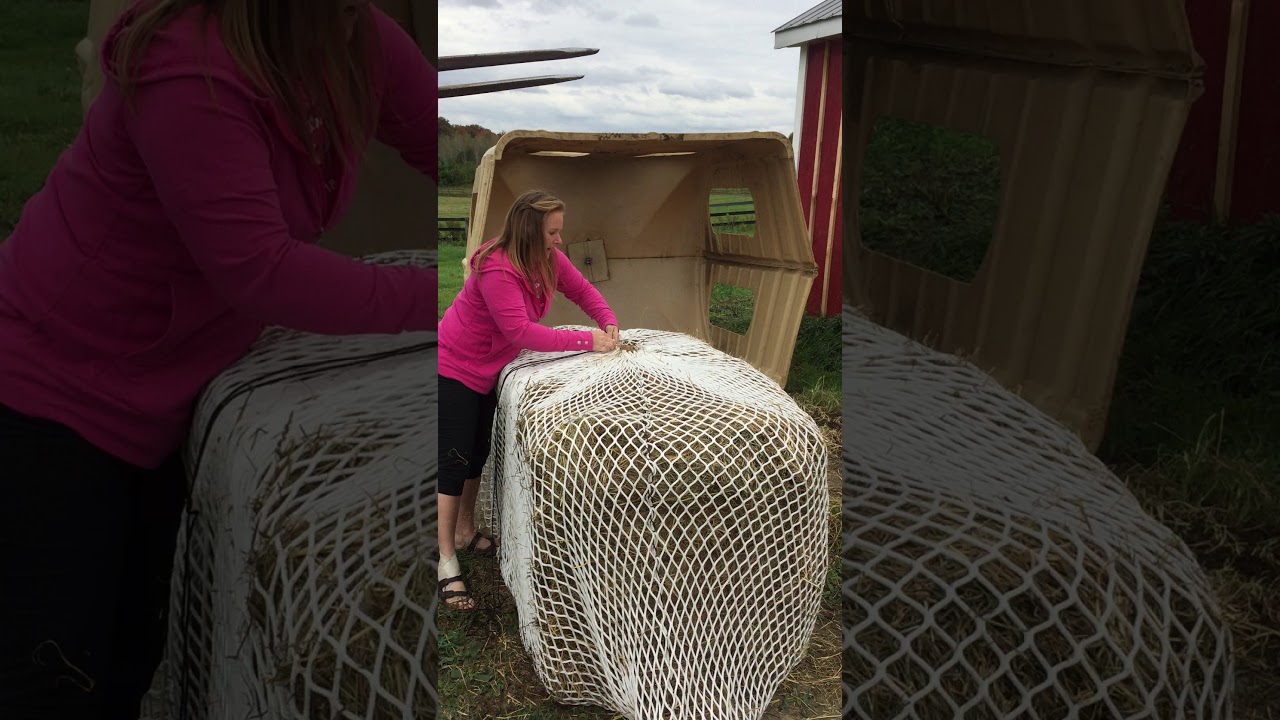 Large square bale HD net