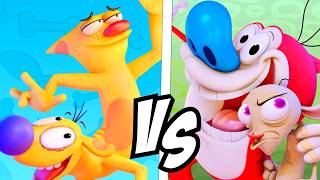 CATDOG VS REN &amp; STIMPY! - Nickelodeon All Star Brawl
