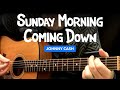 🎸 "Sunday Morning Coming Down" guitar lesson w/ chords (Johnny Cash / Kris Kristofferson)