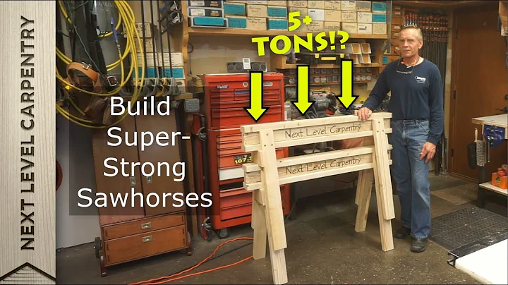 Build These Super Strong Sawhorses