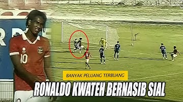 99% PASTI GOL! Momen Ronaldo Kwateh Buang Banyak Peluang Saat Timnas Indonesia U20 vs Moldova