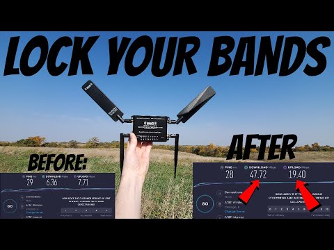 LTE Router Speed - MoFi4500 Be Sure to LOCK your BANDS!