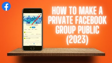 How To Make A Private Facebook Group Public ✅  Change Facebook Group Privacy To Public