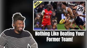 AMERICAN REACTS TO AFL "VS FORMER TEAMMATES" moments 2022