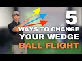 How To Hit High, Mid, and Low Flighted Wedge Shots | Trajectory Control