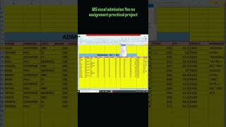 Ms Excel assignment practical project management #excel #spreadsheetmagic