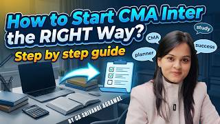 How to Start CMA Inter the RIGHT Way? Step by step guide