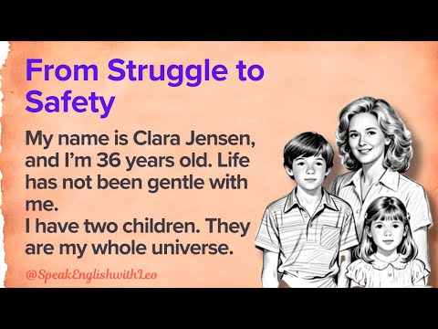 🎧 A Mother's Story, From Struggle to Safety | Level B1–B2 Graded Reader + Shadowing Practice