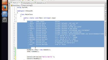 C Sharp on Ubuntu MonoDevelop Video 3 part 2