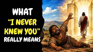 Why Jesus Will Say “I Never Knew You” to Religious People