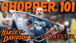 Building a Harley Davidson Sportster Chopper Part 1