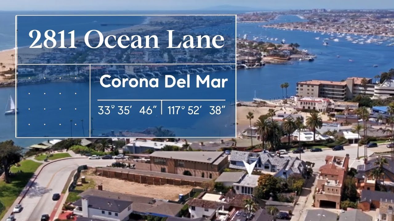 2811 Ocean Lane 92625 Corona Del Mar Homes for Sale YouTube