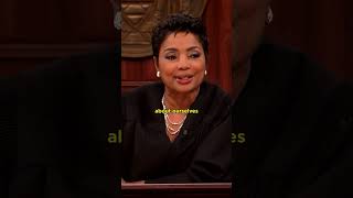 Before Judge Lynn dealt with the cheating, she gave Cynthia her voice back.